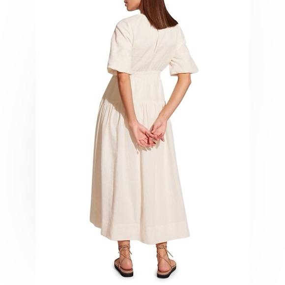 Odyssey Delva Cinch-Waist A-Line Midi Dress - Picture 2 of 5